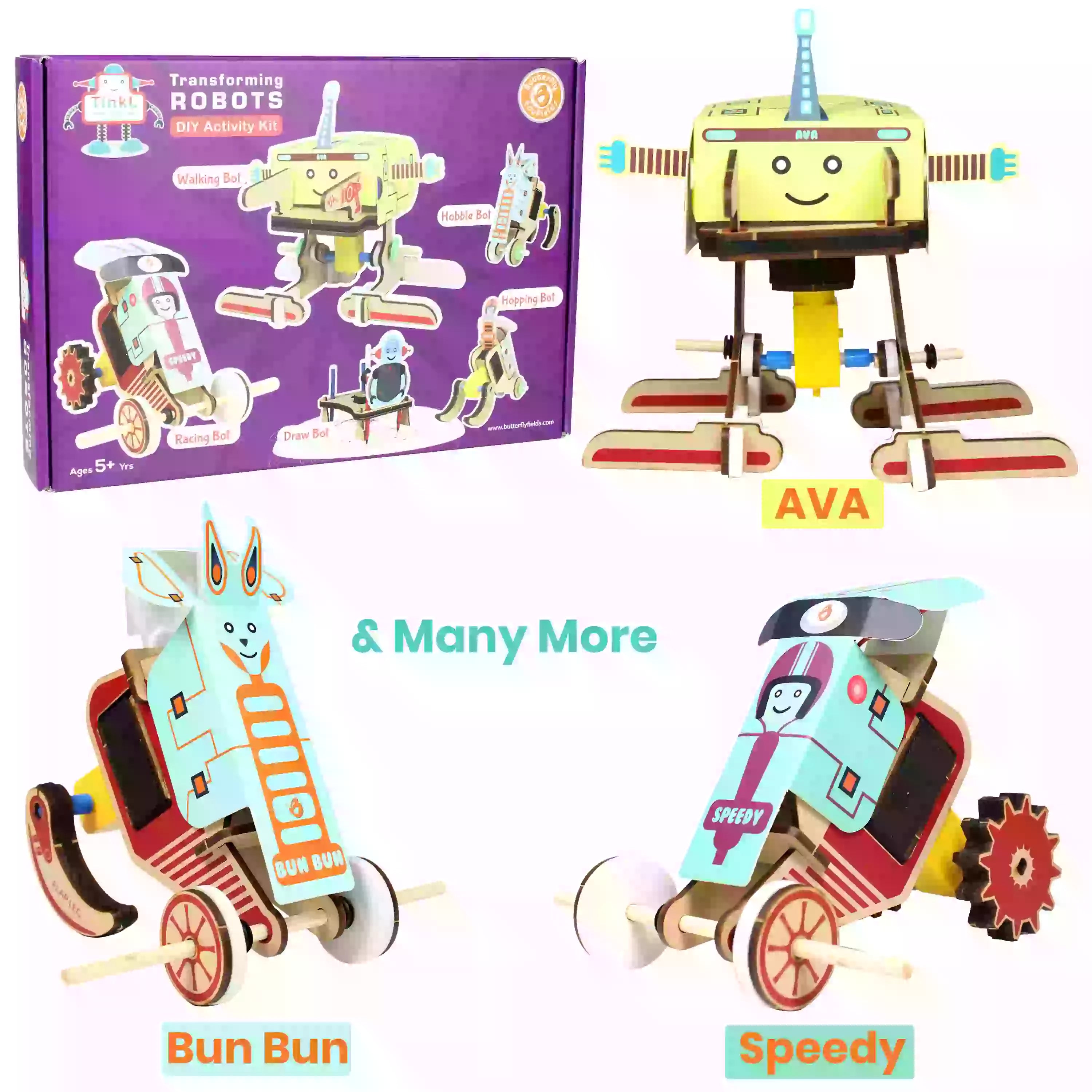 5-in-1 DIY Transforming Bots | 8-12 yrs