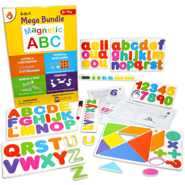 90pc Magnetic ABC & Writing Board | 3-5 yrs