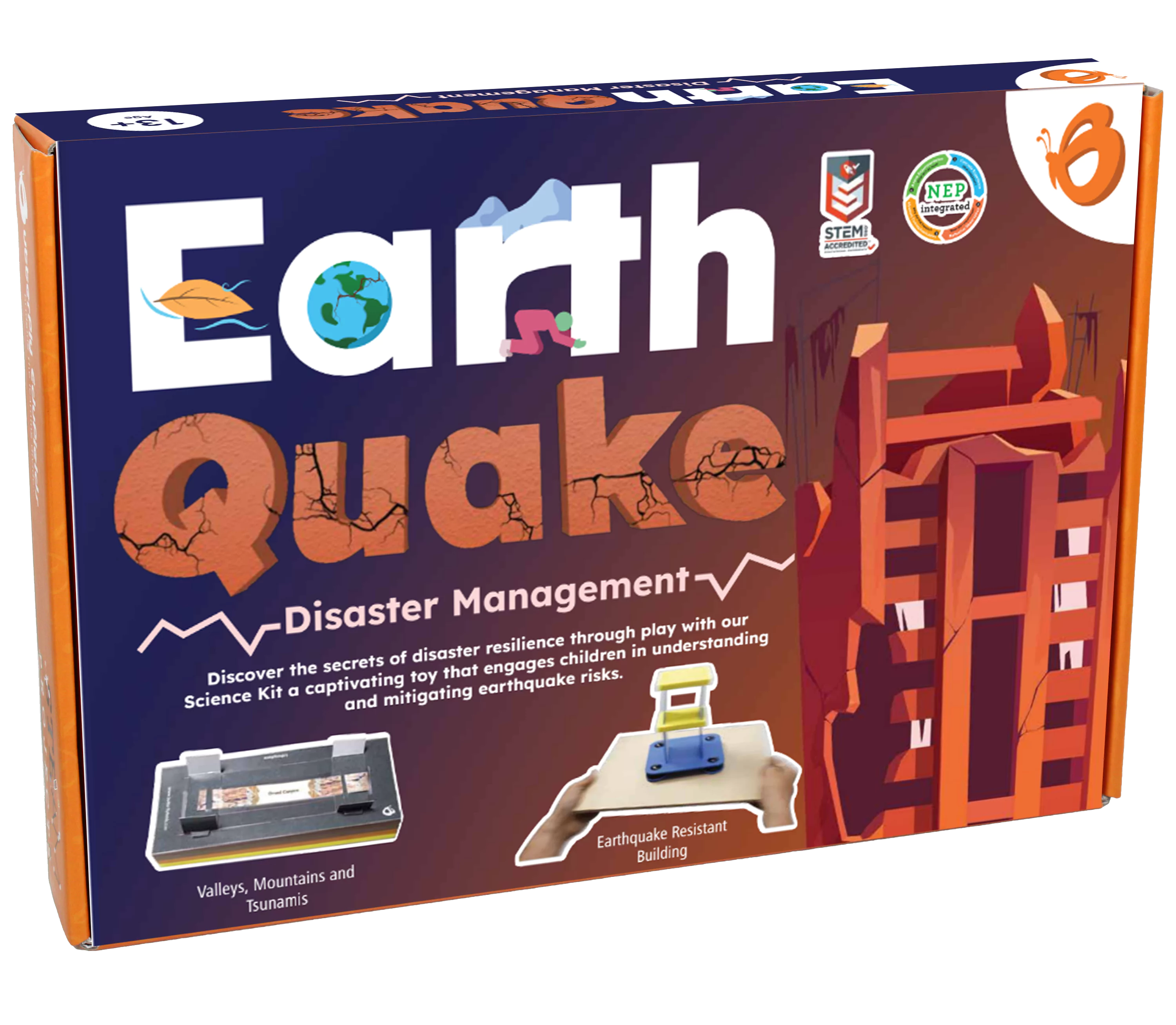 Disaster Management- Earthquake ,Floods ,Droughts ,Landslides model activity , experiment setup for kids