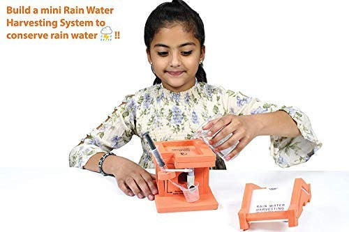 This Fun yet very engaging Project can be used to sensitise the children about the importance of Water Conservation. Brainstorm with children on ways to save water. Harvesting the rain water. Make houses with different roof tops ( slant and flat) to understand: Channeling mechanisms for flat and slant roofed houses Collection pit Make a water pump to understand the complete mechanism: Collecting rain water (roofs) - Storing ( in a sump) - and then retrieving (using a pump).