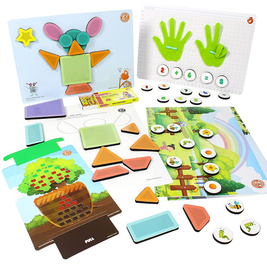5-in-1 Magnetic Preschool Math Set | 6-8 yrs